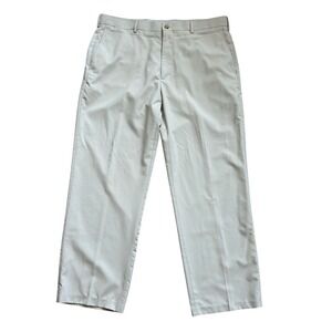 Callaway Golf Pants Mens 40x30 Beige Chino Performance Flat Front Chino Trousers